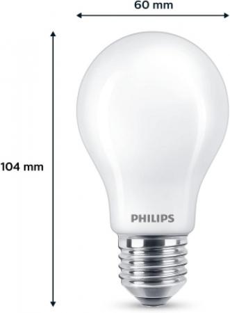 2-er Set PHILIPS E27 LED Lampe leistungsstark 10.5W wie 100W neutralweißes blendfreies Licht 4000k