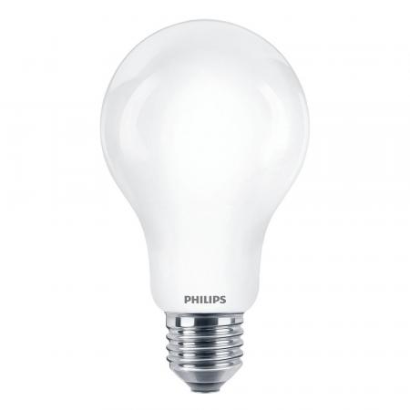 4er Set Philips E27 LED Leuchtmittel leistungsstark augenschonend 13W wie 120W warmweiss opalweiß mattiert