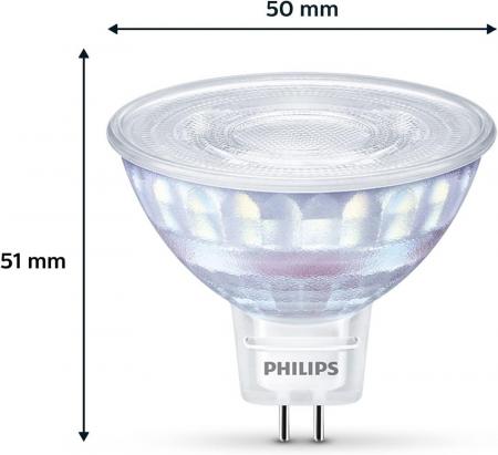 PHILIPS LED Strahler MR16 GU5.3 7W wie 50W 36° WarmGlow 2200K-2700K DIMMBAR