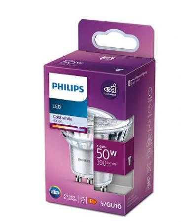 Philips LED Classic GU10 Strahler 4,6Wwie 50W 36° Winkel 4000K neutralweißes Licht