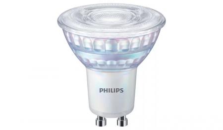 Philips GU10 LED Strahler 4W wie 50W warmweißes Licht 3000K schmaler Abstrahlwinkel 36° hohe Farbwiedergabe dimmbar