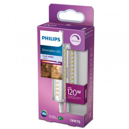 PHILIPS LED R7S Stablampe 14W = 120W 2000lm 4000K dimmbar 300° Abstrahlwinkel