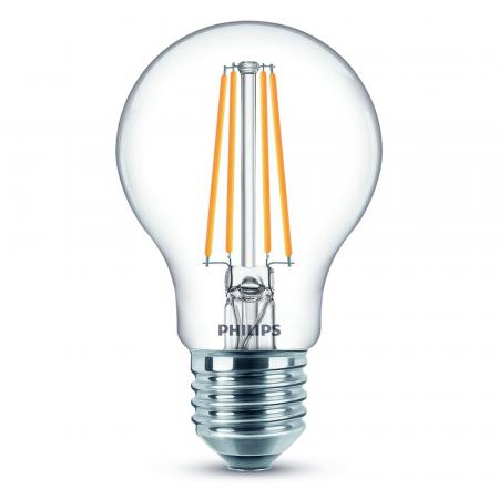 3er-Set E27 PHILIPS LED Klar in Tropfenform 7W wie 60W warmweisse Filament