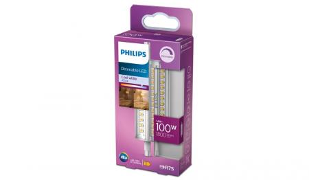Philips 118mm LED R7s Stablampe 14W 4000K wie 100W dimmbar - neutralweißes Licht