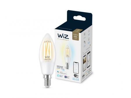 Aktion: Nur noch angezeigter Bestand verfügbar - WIZ E14 Smarte LED Kerzen Lampe Tunable White 4,9W wie 40W WLAN/ W-Fi