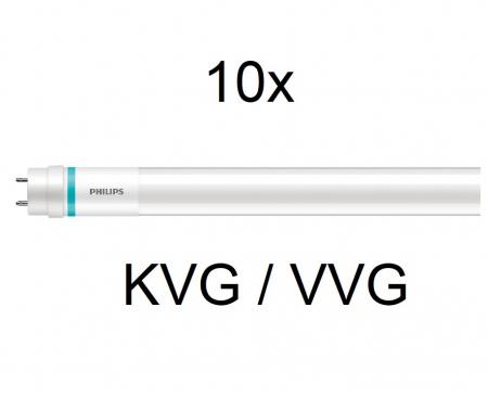 10 x 150cm T8 G13 Philips MASTER LED Röhre Value UO Ultra Output 23W 3700lm 4000K neutralweiß für KVG/VVG Glas