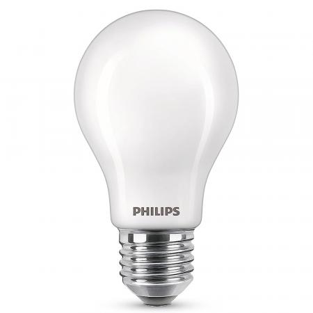 Starke mattierte PHILIPS E27 LED Lampe 7,2W wie 75W 2200-27000K warmes Warm Glow dimmbares Licht mit EyeComfort & hohe Farbwiedergabe