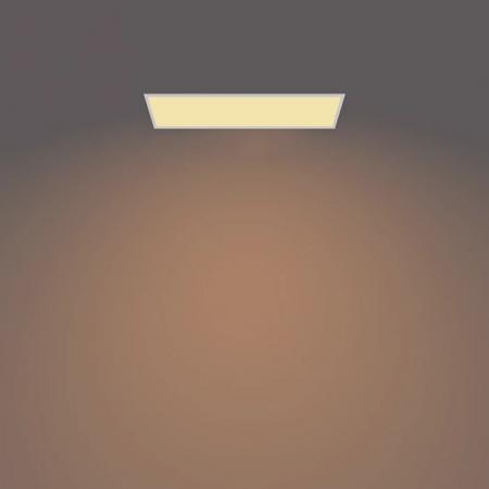 Superslim Philips LED-Panel Touch in rechteckiger Form 30x120cm mit Scene-Switch-Funktion warmweißes Licht mit Eye Comfort