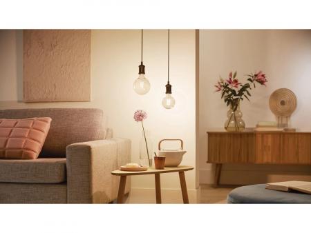 Philips WiZ Smart LED-Filament-Kugellampe G125 E27 7W wie 60W 806lm 2700–6500K dimmbar WiFi Bluetooth