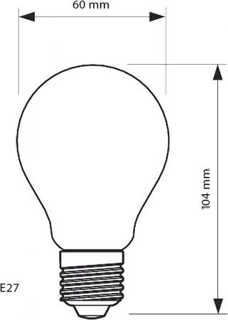 PHILIPS E27 klare sparsame LED Filament Lampe 7W wie 60W 2700K warmweißes Licht