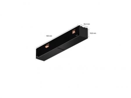 Philips Hue Perifo gerader Steckverbinder schwarz für Perifo Schienensystem 929003115301