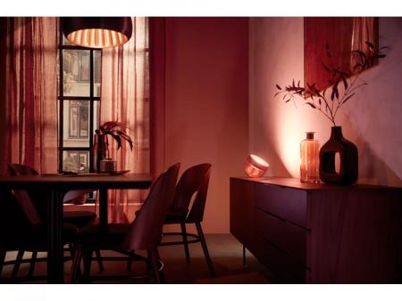 Philips Hue White and Color Ambiance LED Tischleuchte Iris WACA LED-Tischleuchte kupfer - in edler Farbversion