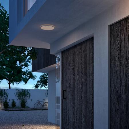 Philips SuperSlim LED IP54 Ø 25cm in weiß 2.700K warmweißes Licht