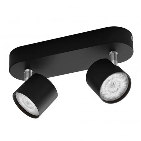 Philips myLiving Deckenstrahler Star 2flg. Schwarz schwenkbar