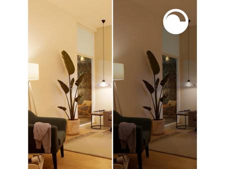 2er-Pack Philips WiZ Smart LED-Kerzen C37 E14 2×4,9W wie 40W 2×470lm 2700–6500K dimmbar WiFi