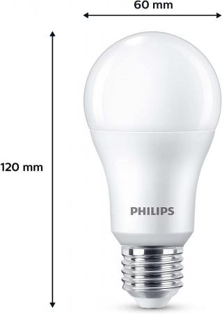 6er Set matt PHILIPS LED Lampe E27 A67 13W = 100W 1521lm 4000K kaltweiß