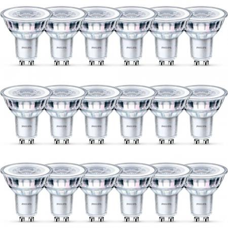 18er Pack Philips LED Strahler 36°-Ausstrahlwinkel 3,5W wie 35W neutralweißes Licht mit 4000K - XXXL-Sparpack