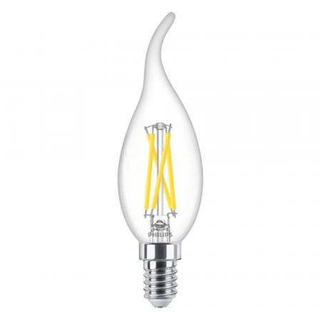 Nur noch angezeigter Bestand verfügbar:   PHILIPS E14 MASTER LED Kerzenlampe Winstoßlicht 2,5W wie 25W warmweiß DimTone dimmbar