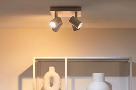 WIZ Smarter 3-flammiger RGB LED Deckenstrahler Imageo rund in Weiß WLAN/Wi-Fi Tunable White