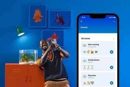 WIZ Smarte Mobile Akku LED Tischleuchte Light Bar im Singlepack RGBW WLAN/Wi-Fi Tunable White & Color