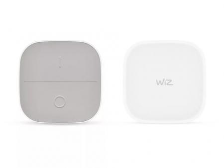WIZ Smarter mobiler Button - Wandschalter steuerbar über WLAN/ Wi-Fi indoor batteriebetrieben