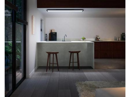 Philips Hue White Ambiance Panelleuchte Aurelle 120x30cm / Zigbee oder Bluetooth in Schwarz