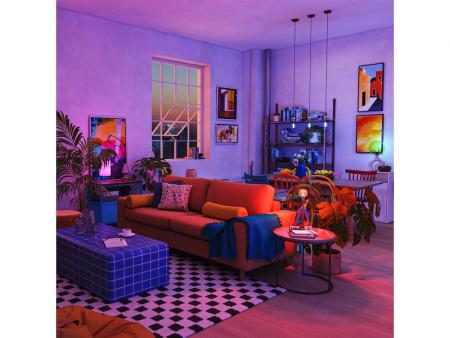 Philips WiZ Smart LED-RGB-Filament A60 E27 6,3W wie 40W 470lm 2200–6500K dimmbar WiFi Bluetooth