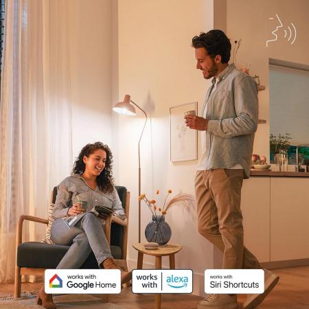 Philips WiZ LED Lampe E27 ST64 6,3W RGB+CCT Smart WiFi Filament