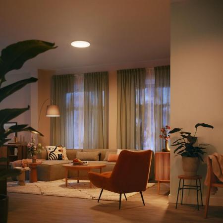 Philips LED-Deckenleuchte All-in-One 2700–6500K 4300lm Weiß Fernbedienung
