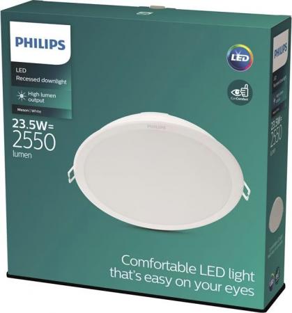 Philips LED Einbauleuchte MESON 23,5 Watt 4000K universalweiße Licht  Einbaudurchmesser 20cm