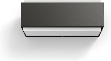 Philips Stratosphere Outdoor Wandleuchte Ultra-Efficient up/down anthrazit 3,8W, 2700K warmweißes Licht, IP44