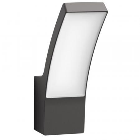 Philips Outdoor Wandleuchte Splay Ultra-Efficient in Anthrazit mit warmweißem Licht IP44