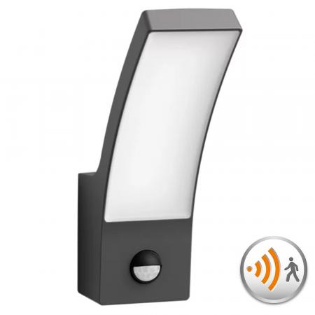  Philips Outdoor Wandleuchte Splay Ultra-Efficient anthrazit 3,8W, mit Bewegungssensor, 2700 Kelvin, IP44