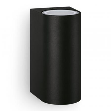 Philips Wandleuchte Nightingale in Schwarz up/down mit 2 x GU10 Fassungen IP44