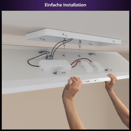 Philips Hue White Color Ambiance Datura Deckenleuchte weiß - RGBW multicolor- 120x30cm