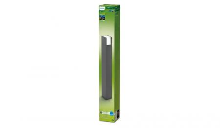 Philips Wegeleuchte Arbour Ultra-Efficient anthrazit 3,8W mit warmweißem Licht