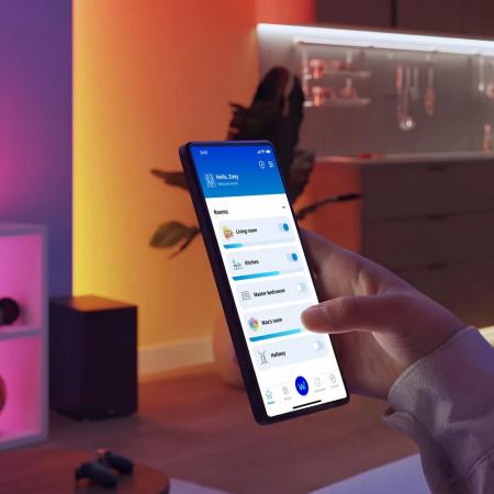 2er-Pack PHILIPS WiZ Smart LED GU10 RGB 4,7W wie 50W 345lm 2200–6500K Matter dimmbar
