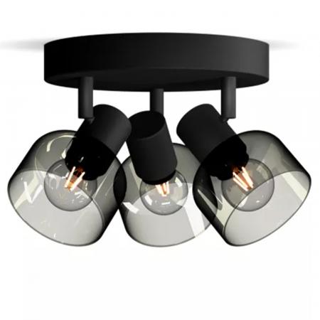 Philips 3er Sleet Deckenstrahler in Schwarz IP20 - E14 Fassung - aus Glas und Metall