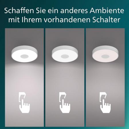 Philips SceneSwitch LED-Deckenleuchte 4000K 2800lm Weiß