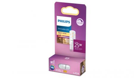 PHILIPS LED G9-Stiftsockel Lampe 2,7W wie 25W warmweisses Licht