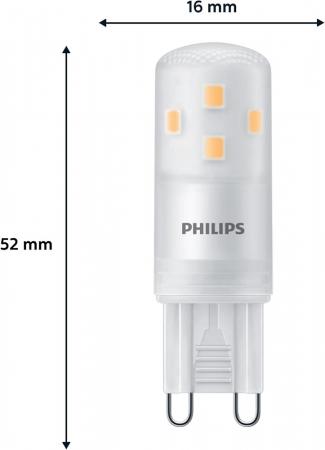 PHILIPS LED G9-Stiftsockel Lampe 2,7W wie 25W warmweisses Licht