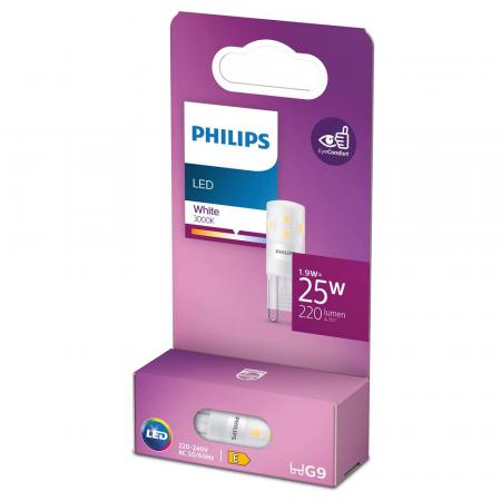 Philips G9 Capsule LED 1.9W 220lm 3000K Warmweiß 320° 25-Watt Ersatz