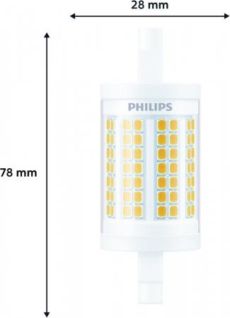 Philips LED 78mm R7s Stablampe 11,5 W wie 100W warmweißes Licht 3000K