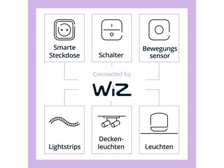 Philips WiZ Smart LED-Globelampe G95 E27 11W wie 75W 1055lm 2200–6500K dimmbar Matter