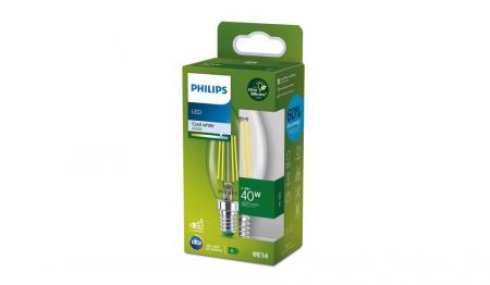 Philips E14 Classic ultraeffiziente LED-Kerzenlampe 2,3W wie 40W neutralweißes Licht Ultra Efficient