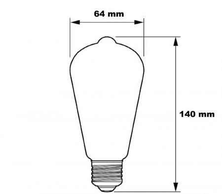 Philips LED E27 Leuchtmittel 5,9W wie 60W warmweisses Licht klar DimTone WarmGlow dimmbar mit hoher Farbwiedergabe 90Ra