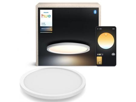 Philips Hue White Ambiance Panelleuchte Aurelle Round 24.5W in Weiß