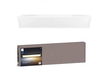 Philips Hue Philips White Ambiance Panelleuchte Aurelle 120x30cm / Zigbee oder Bluetooth in Weiß
