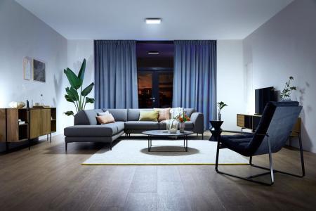 Philips Hue White Ambiance Panelleuchte Aurelle in Weiß