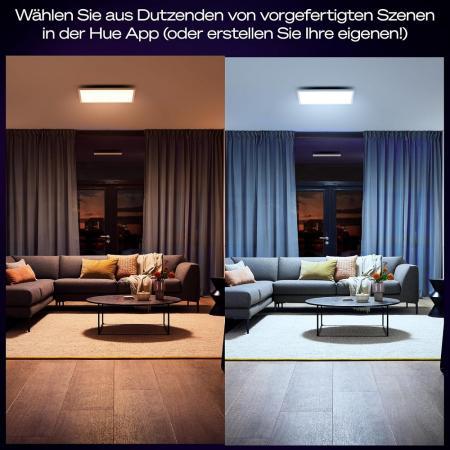 Philips Hue White Ambiance Panelleuchte Aurelle 60x60cm in Weiß tunable withe